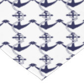 Nappe Ancre W/Rope de bleu marine sur le blanc (Angle)