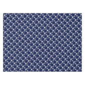 Nappe Ancre W/Rope de bleu marine sur le blanc (Devant (Horizontal))
