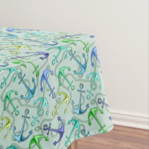 Nappe Ancres flottantes et motif de corde
