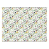 Nappe Anémones rose, blanche et jaune (Devant (Horizontal))