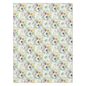 Nappe Anémones rose, blanche et jaune (Devant)