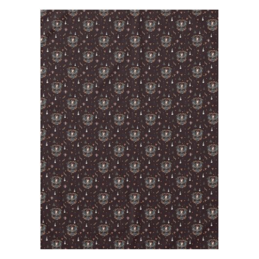Nappe Ange de Noël gothique foncé (Devant)