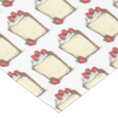 Nappe Angel Food Cake Slice Strawberries Dessert Foin (Angle)