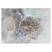 Nappe animal artistique léopard (Devant (Horizontal))