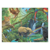 Nappe Animals living together throw pillow (Devant (Horizontal))