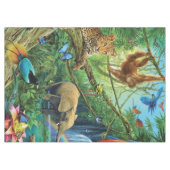 Nappe Animals living together throw pillow (Devant (Horizontal))