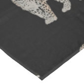 Nappe Animaux de la jungle léopard doré noir moderne (Angle)