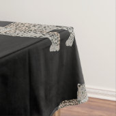 Nappe Animaux de la jungle léopard doré noir moderne (In Situ)
