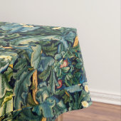 Nappe ANIMAUX FORESTIERS, RAVEN, FOX, PEACOCK Blue Green (In Situ)