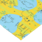 Nappe Animaux jouant l'arrière - plan de motif de bébé (Angle)