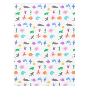 Nappe Animaux marins à motifs