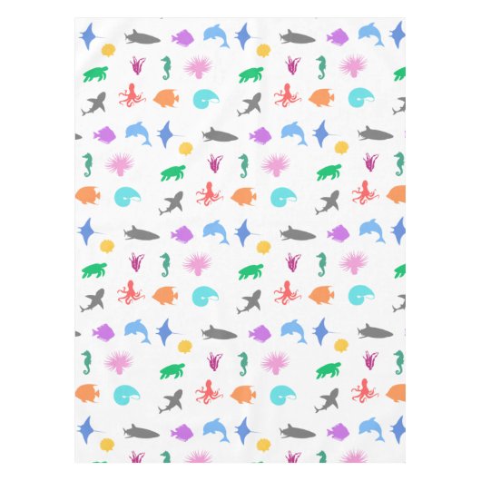 Nappe Animaux marins à motifs (Devant)