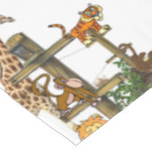 Nappe Animaux sauvages Anniversaire (Angle)