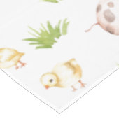 Nappe Animaux tirés par la main d'aquarelle à la ferme (Angle)