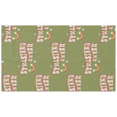 Nappe Années 1970 super joyeux noël funky (Devant (Horizontal))