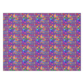 Nappe Anniversaire Confettis Violet (Devant (Horizontal))