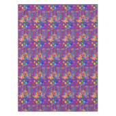 Nappe Anniversaire Confettis Violet (Devant)
