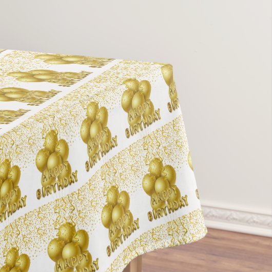 Nappe Anniversaire Confiture Dorée (In Situ)