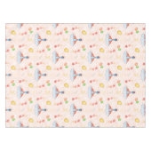 Nappe Anniversaire de dinosaure pour enfants mignons (Devant (Horizontal))