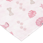Nappe Anniversaire de filles mignonnes Dinosaure rose (Angle)