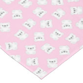 Nappe Anniversaire de l'Ours rose (Angle)