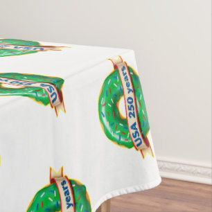 Nappe Anniversaire des 250 ans de l'Amérique avec un don
