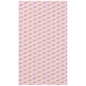 Nappe Anniversaire Fille Licorne Rose Anime (Devant)