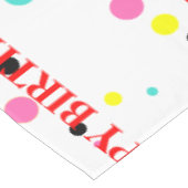 Nappe Anniversaire pois (Angle)