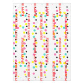 Nappe Anniversaire pois (Devant)