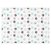 Nappe Anniversaire pour chiens, empreintes de pattes de  (Devant (Horizontal))