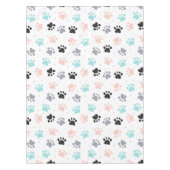 Nappe Anniversaire pour chiens, empreintes de pattes de  (Devant)