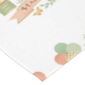Nappe anniversaire rustique chic et moderne (Angle)