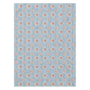 Nappe Antique Lettres Vintages Roses Toile Bows