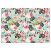 Nappe Antique Nostalgale Redouté Rose menthe Motif (Devant (Horizontal))