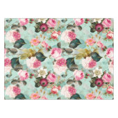 Nappe Antique Nostalgale Redouté Rose menthe Motif (Devant (Horizontal))