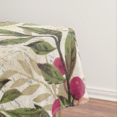 Nappe Antique Peacock Illustré & Fleurs Grunge (In Situ)