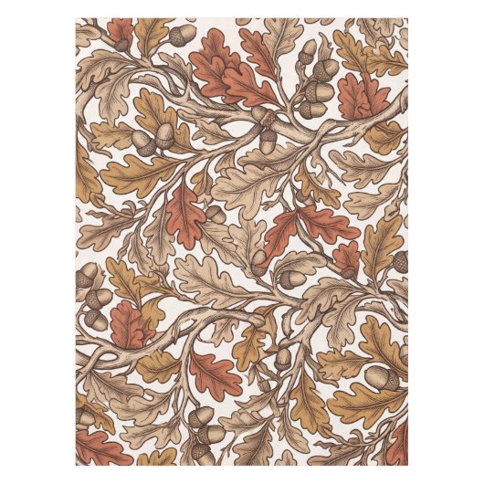 Nappe Antique Terracotta Chênes (Devant)