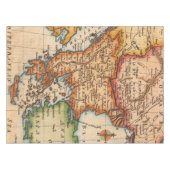 Nappe Antique vieille carte inspirée (2) (Devant (Horizontal))