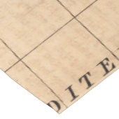 Nappe Antique vieille carte inspirée (2) (Angle)
