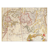 Nappe Antique vieille carte inspirée (6) (Devant (Horizontal))