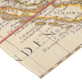 Nappe Antique vieille carte inspirée (6) (Angle)