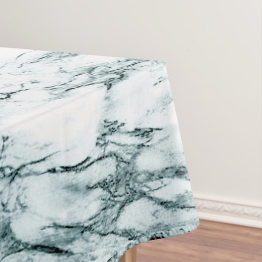 Nappe Apparence en marbre de veine turquoise foncé (In Situ)