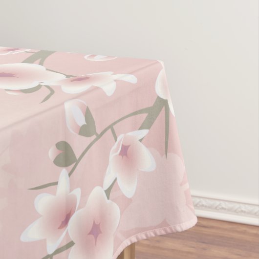 Nappe Apricot en fleurs de cerisier Vintage (In Situ)