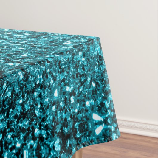 Nappe Aqua bleu brillant brille de parties scintillant (In Situ)