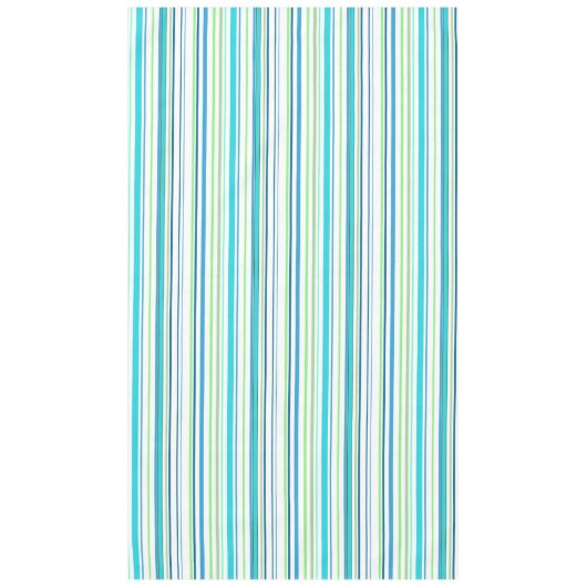 Nappe Aqua Blue Green Beach Color Stripes (Devant)