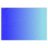 Nappe Aqua Blue Ombre moderne (Devant (Horizontal))