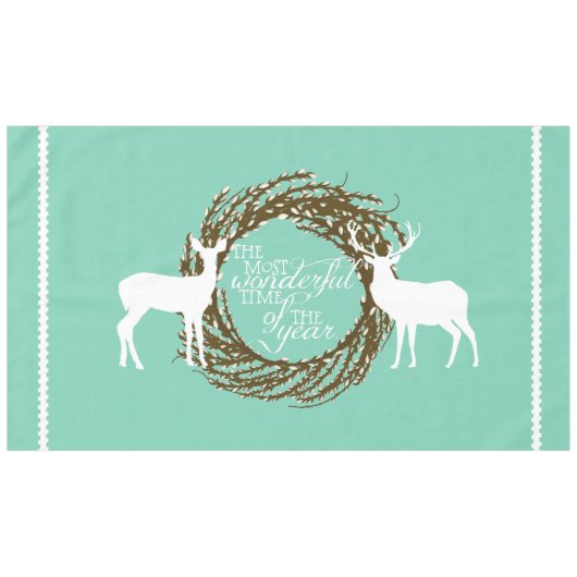 Nappe Aqua Deer Plus Merveilleux Temps Couverture De Ser (Devant (Horizontal))