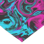 Nappe Aqua Magenta et Abstrait noir (Angle)