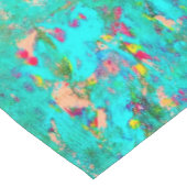 Nappe Aqua turquoise océan profond peinture abstraite  (Angle)