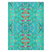 Nappe Aqua turquoise océan profond peinture abstraite  (Devant)